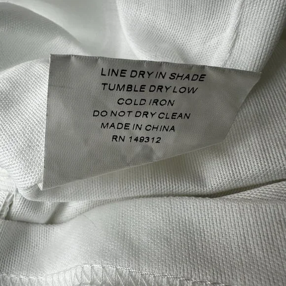 Saints + Secrets White Ribbed Knit Mini Dress Small | Graduation Bachelorette - Picture 8 of 8